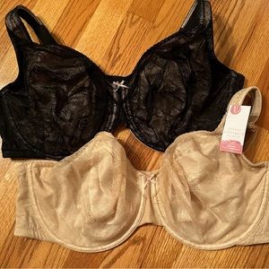 Cacique Lace Lightly Lined Full Coverage Bras 46DDD